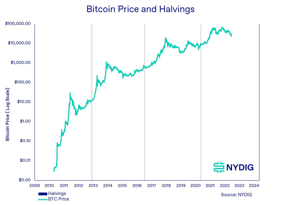 Bitcoin Price and Halvings